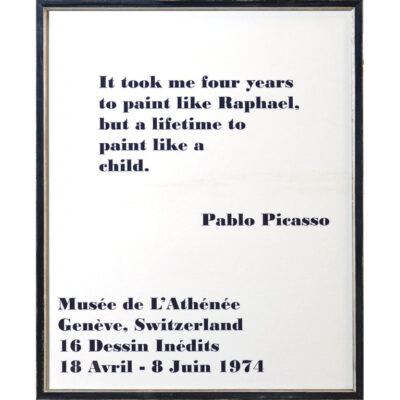 exhibition poster picasso