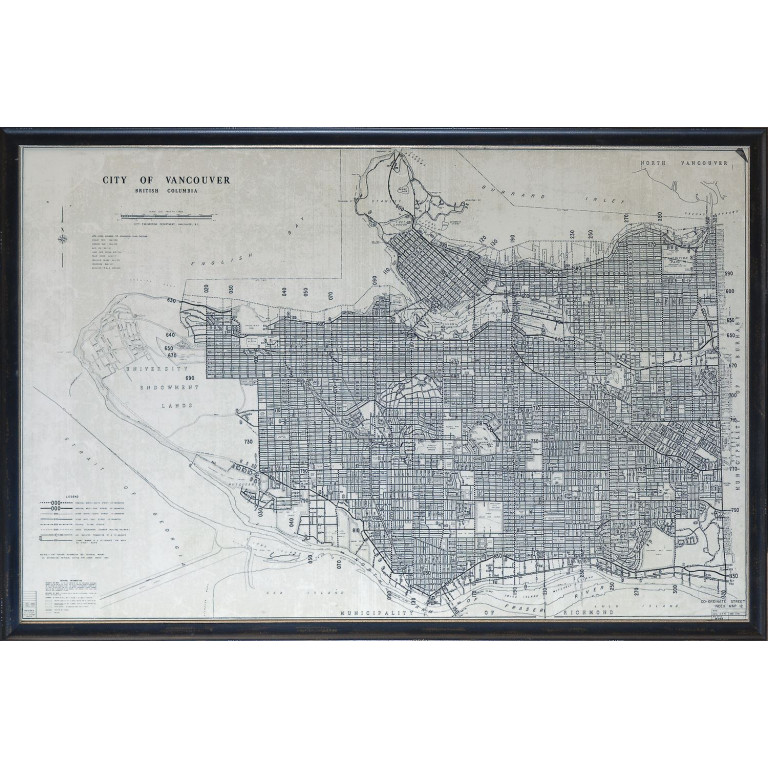 map of city of vancouver picture