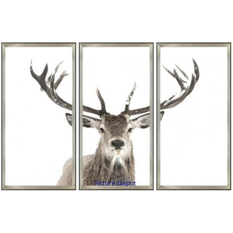 triptych antler picture