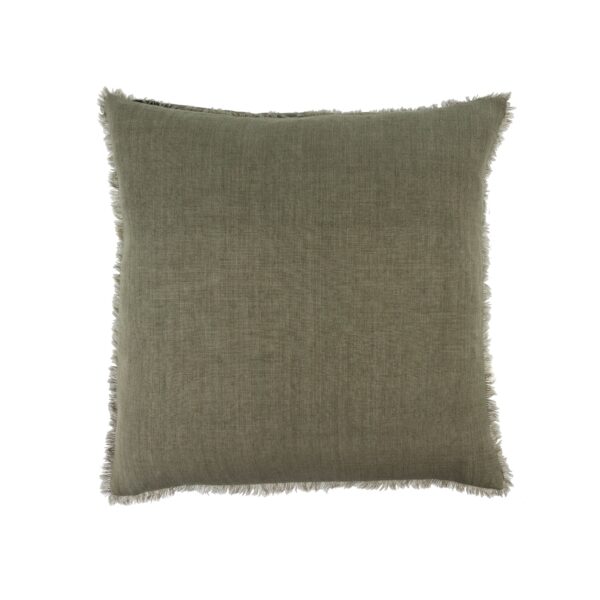 24 x 24 Lina Linen Pillow in Laurel