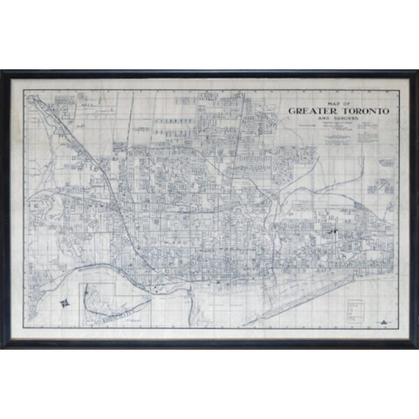 1916 Map of Greater Toronto