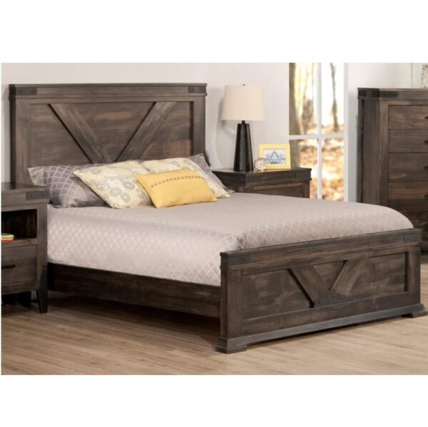 Chattanooga Queen Bed with 22'' Low Footboard