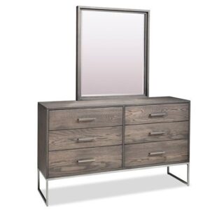 Electra 6 Drawer Dresser with Mirror