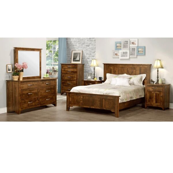 Glengarry Queen Bed with 22'' Low Footboard - Image 3