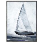 Gray Sailboat I