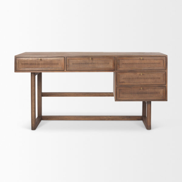 Grier Desk - Dark Brown - Image 2