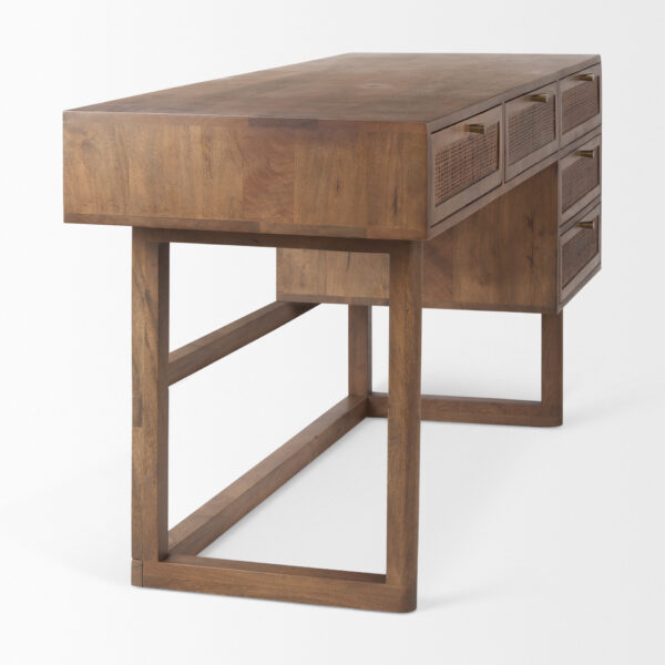 Grier Desk - Dark Brown - Image 4