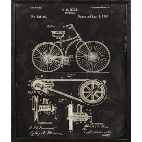 Bicycle Patent, 1890