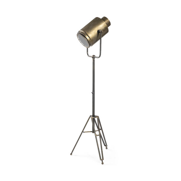 Debdou Gold Metal Standing Light - Image 7