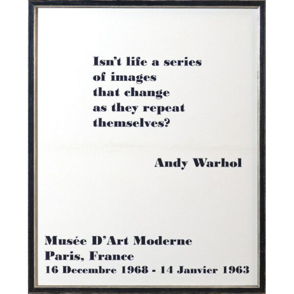 Exhibition Poster, Warhol