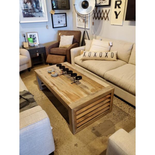 Louvered Coffee Table