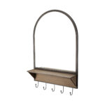Neville Arched Mirror w/ Hooks