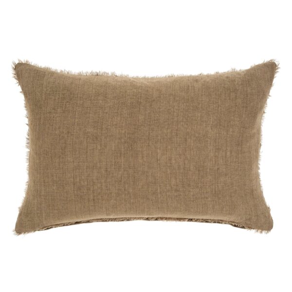 16 x 24 Lina Linen Pillow, Hazelnut