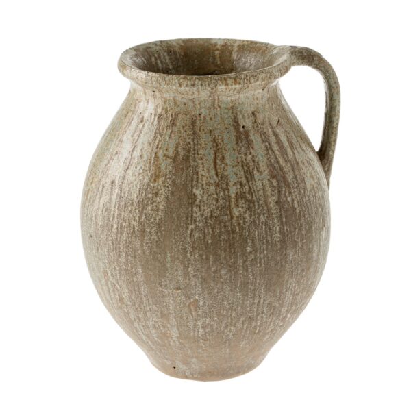 Rhodes Pitcher Vase L, Reactive Brown