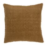24 x 24 Lina Linen Pillow Tawny