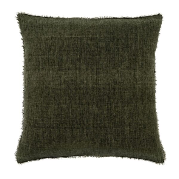 24 x 24 Lina Linen Pillow Avocado