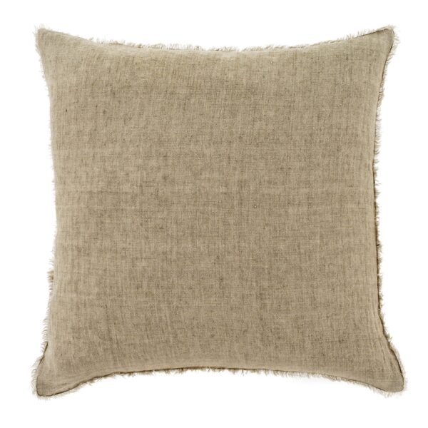 24 x 24 Lina Linen Pillow Almond