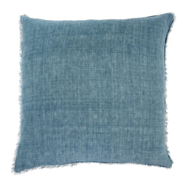 24 x 24 Lina Linen Pillow Arctic Blue