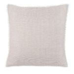24 x 24 Lina Linen Pillow Grey Stripe