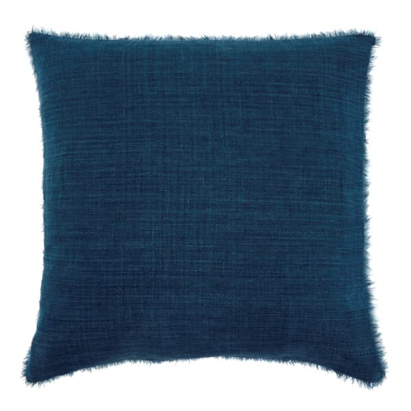 24 x 24 Lina Linen Pillow Cobalt