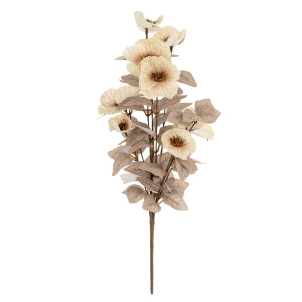 Wild Poppy Sprig, Cream