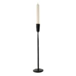 Luna Forged Candlestick L, Black