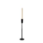 Luna Forged Candlestick M, Black