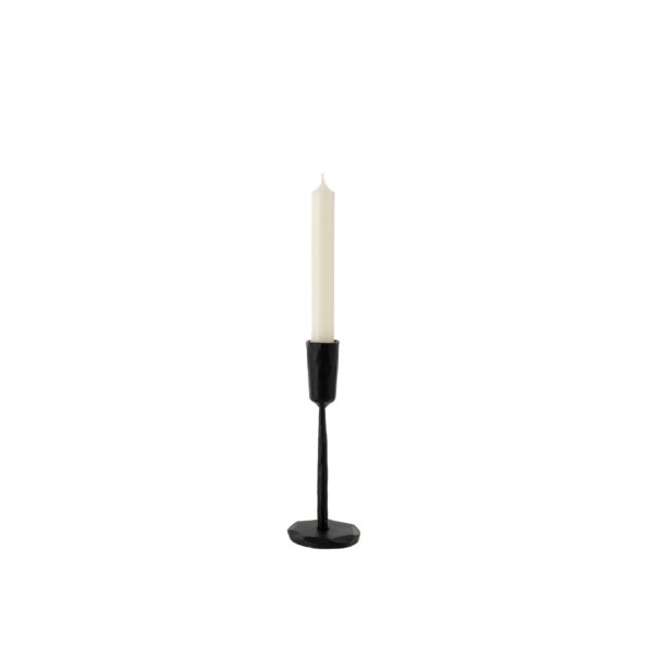 Luna Forged Candlestick S, Black