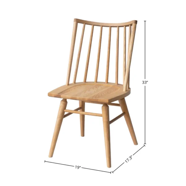 Weston Dining Chair – Natural - Image 2