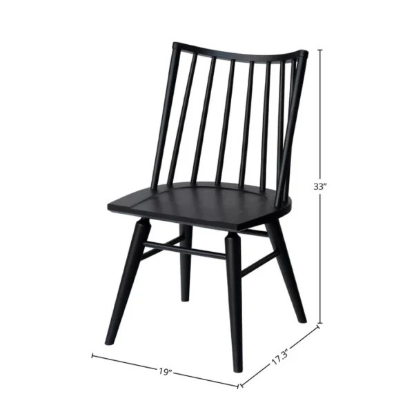 Weston Dining Chair – Black - Image 2