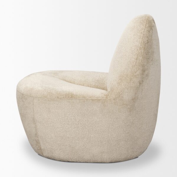Beverly Beige Chenille Accent Chair - Image 2
