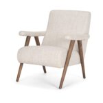 Nico Oatmeal Upholstered Accent Chairs