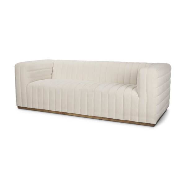 Ricciardo Cream Boucle 3-Seater Sofa