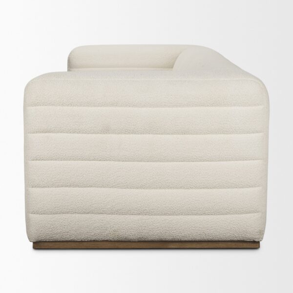 Ricciardo Cream Boucle 3-Seater Sofa - Image 2