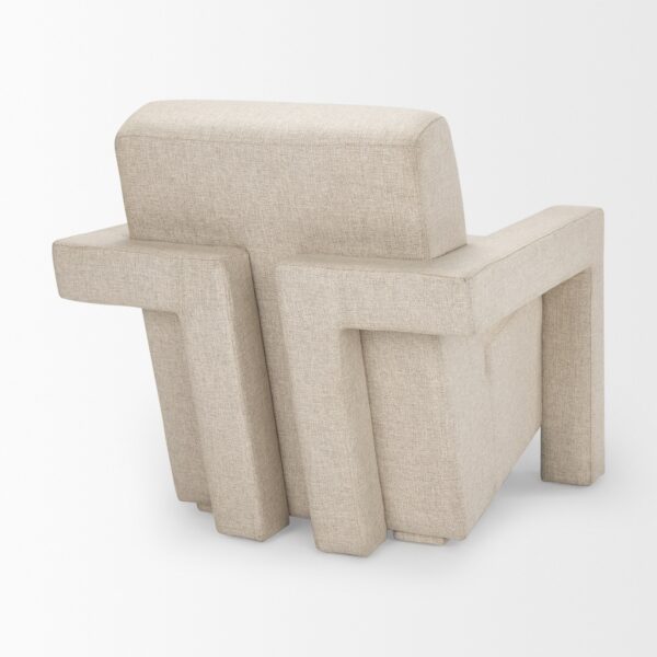 Sovereign Oatmeal Fully Upholstered Accent Chair - Image 3