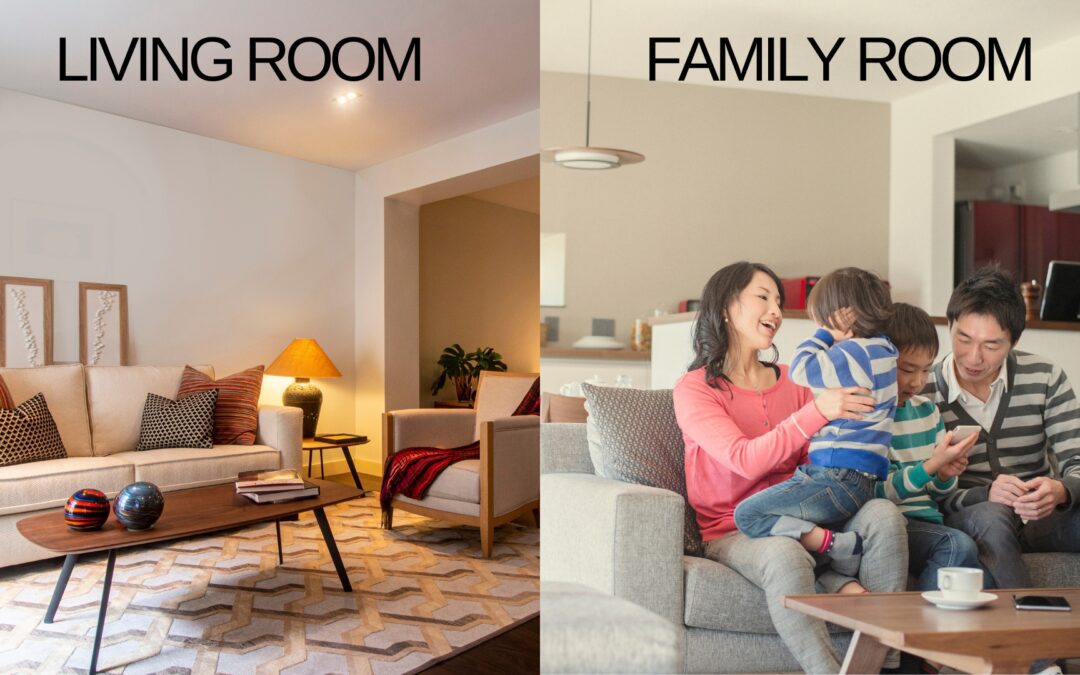 Difference Between a Living Room and a Family Room