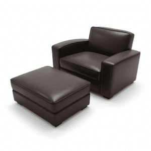 740 Chair and Ottoman- Floor Model