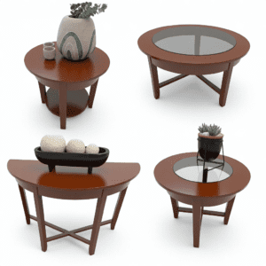 Demilune Living Room Set