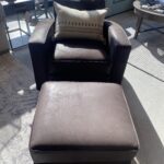 740 Chair and Ottoman- Floor Model