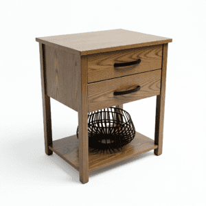 Joelle 2 Drawer Nightstand in Ash