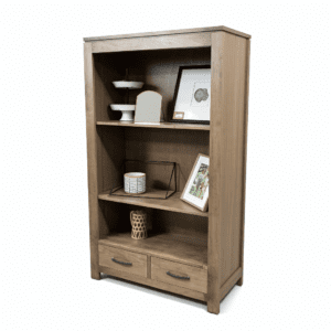 Newport Bookcase with 2 Drawers