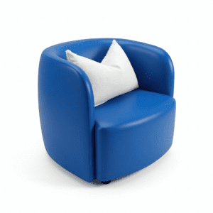 Nordheim Round Dining Table and 4 Clarity Chairs - Floor Model